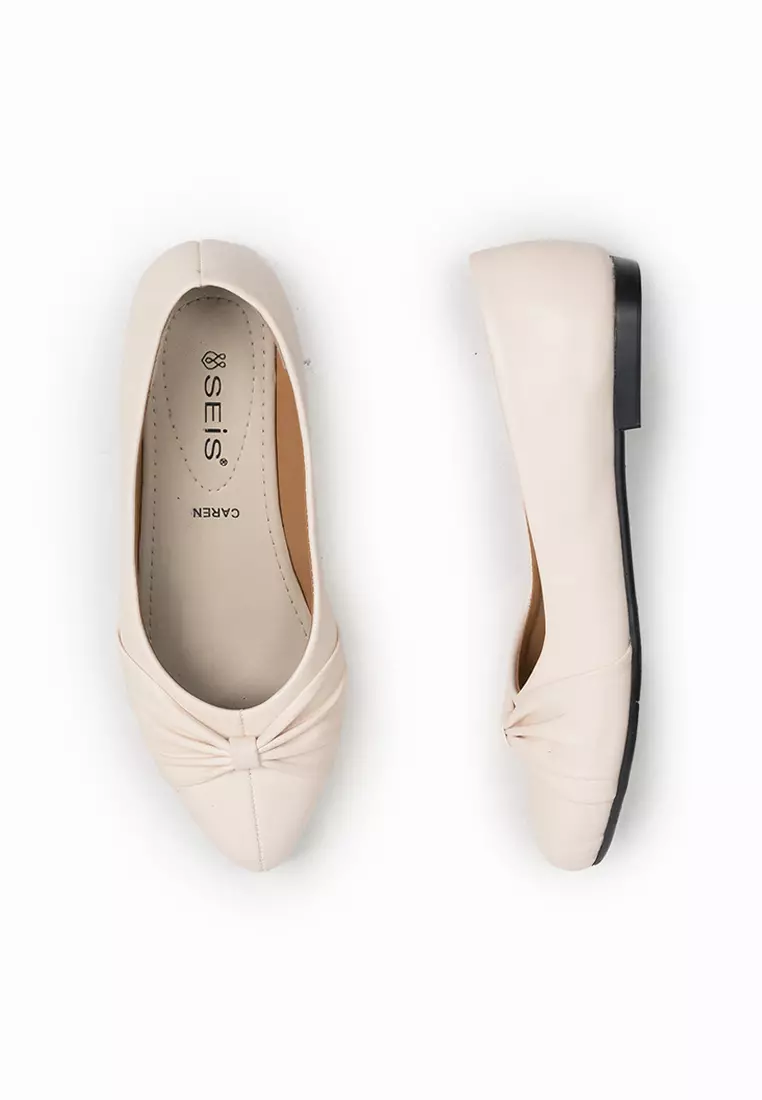 SEIS Caren Sepatu Flatshoes Wanita - CREAM