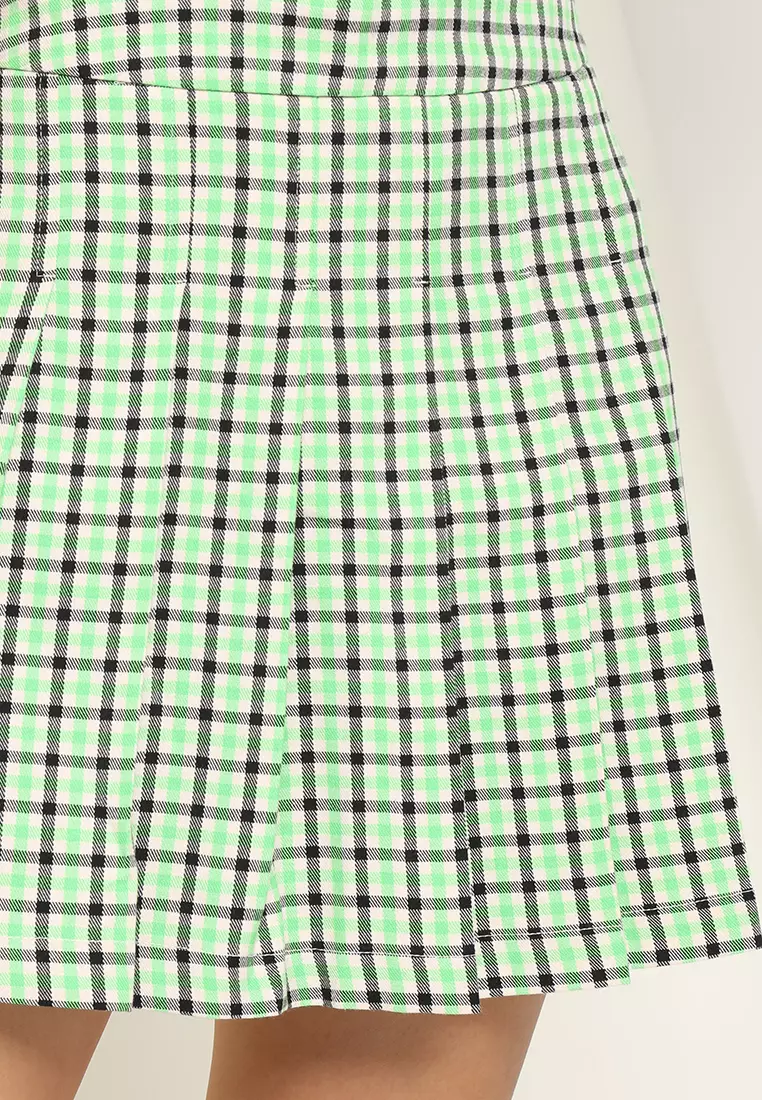 Buy TOPSHOP WS Topshop check mini pleat skirt Online ZALORA Malaysia