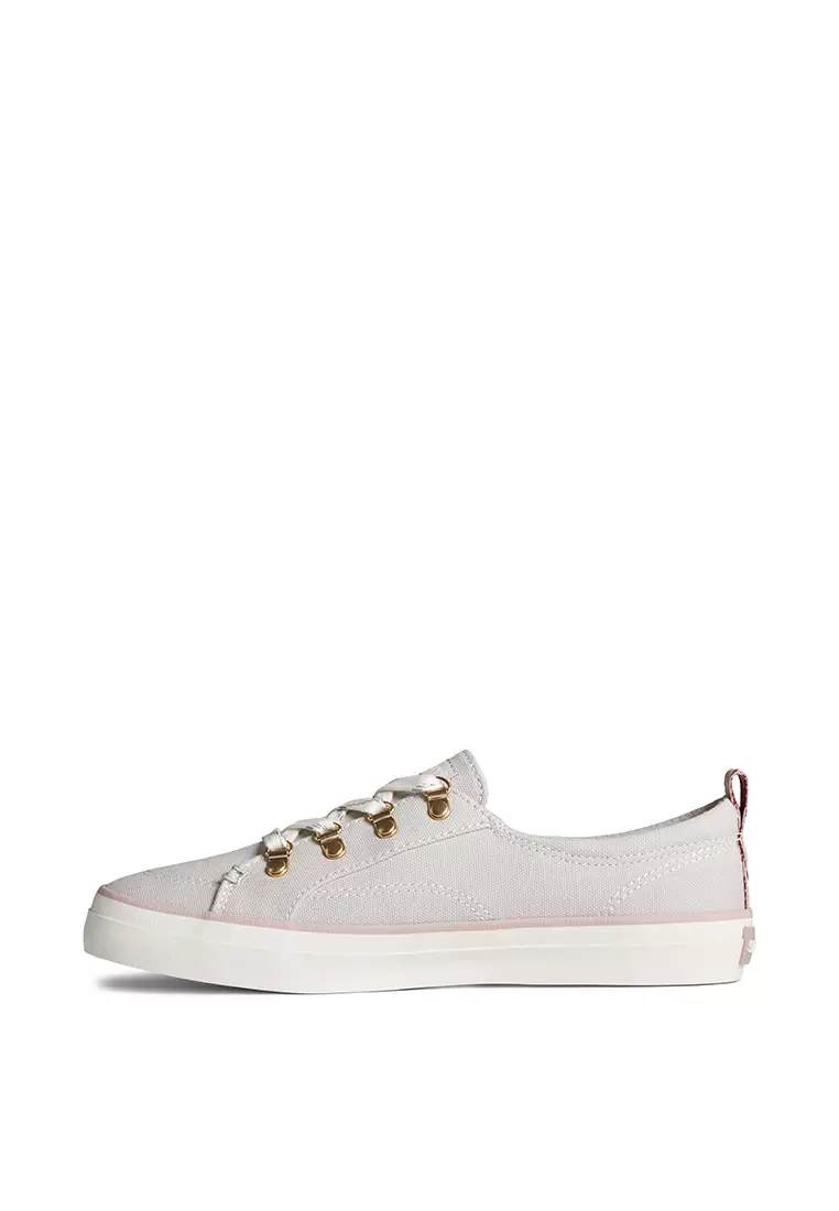 Crest Vibe Sperry Silver Sneakers Stylish Sperry Crest Vibe