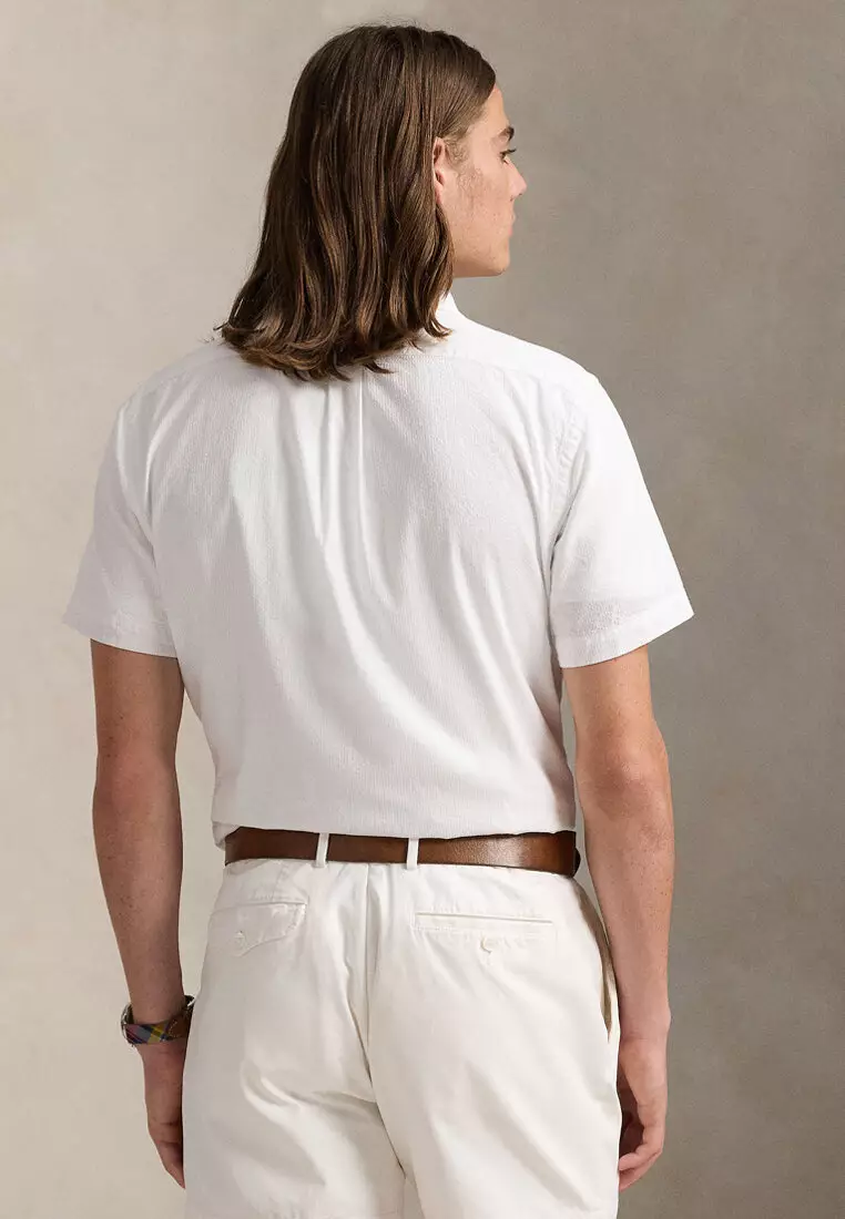 Classic Fit Seersucker Short Sleeve Shirt