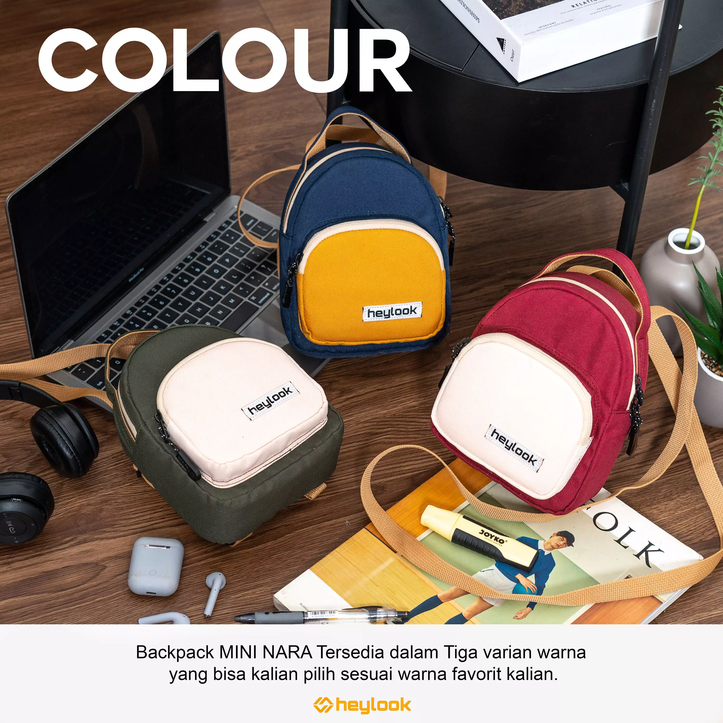 Jual Heylook HEYLOOK Official - Tas Ransel Mini Nara Wanita Tas