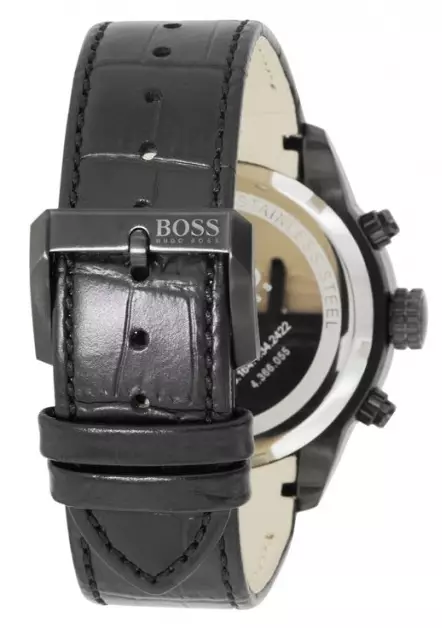 Hugo Boss Men's Quartz Watch with Leather Strap