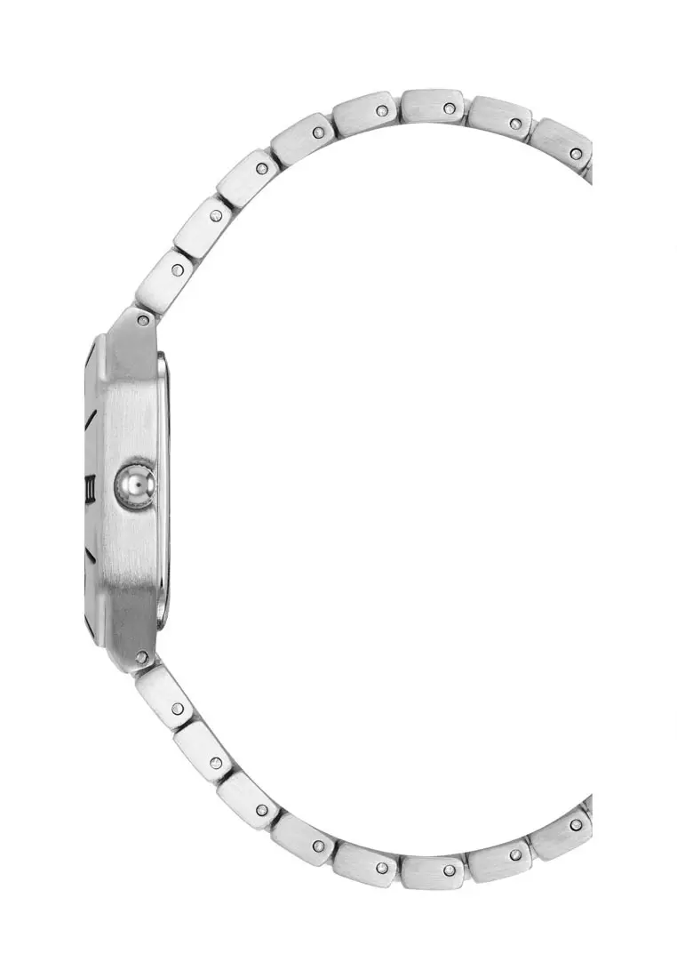 AK5039SVSV0000 Silver Tone Octagon Watch With Silver Dial in Stainless Steel Band