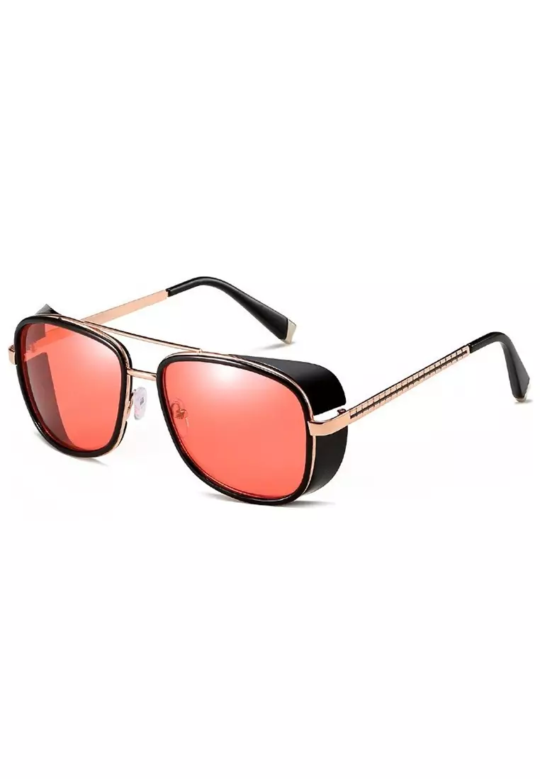 YOOSKE Kacamata Kasual Steampunk Iron Man Material PC 3023 ORIGINAL