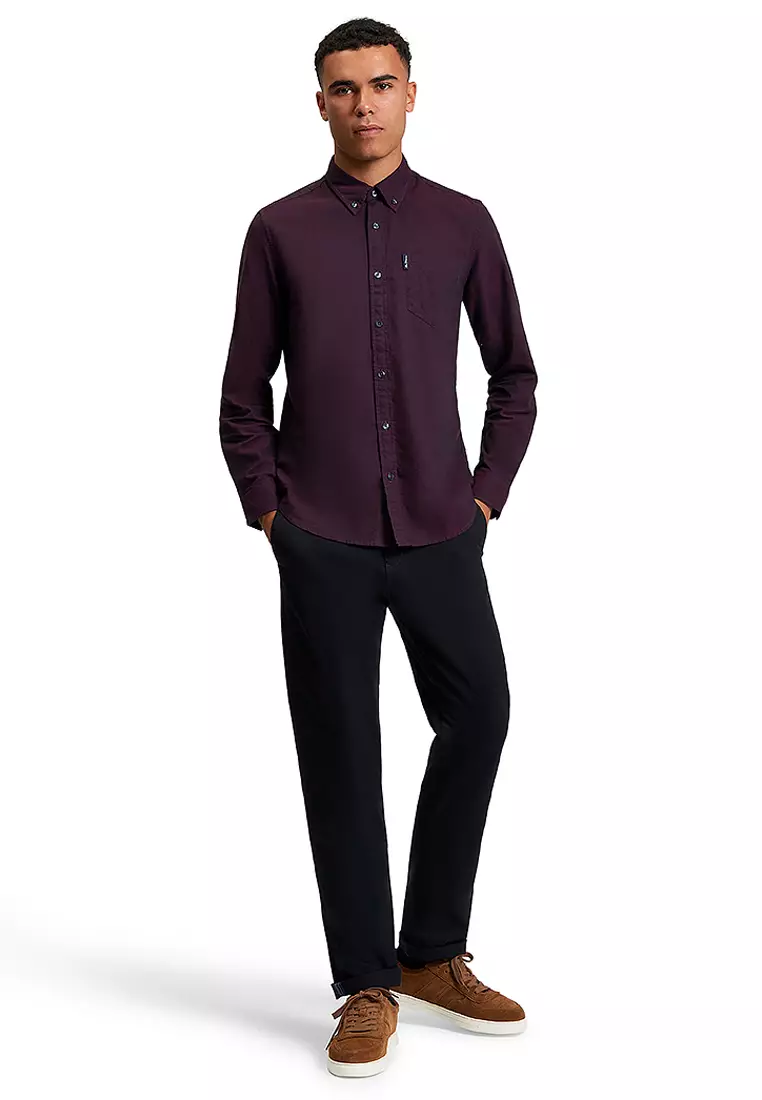 Long Sleeves Signature Oxford Shirt