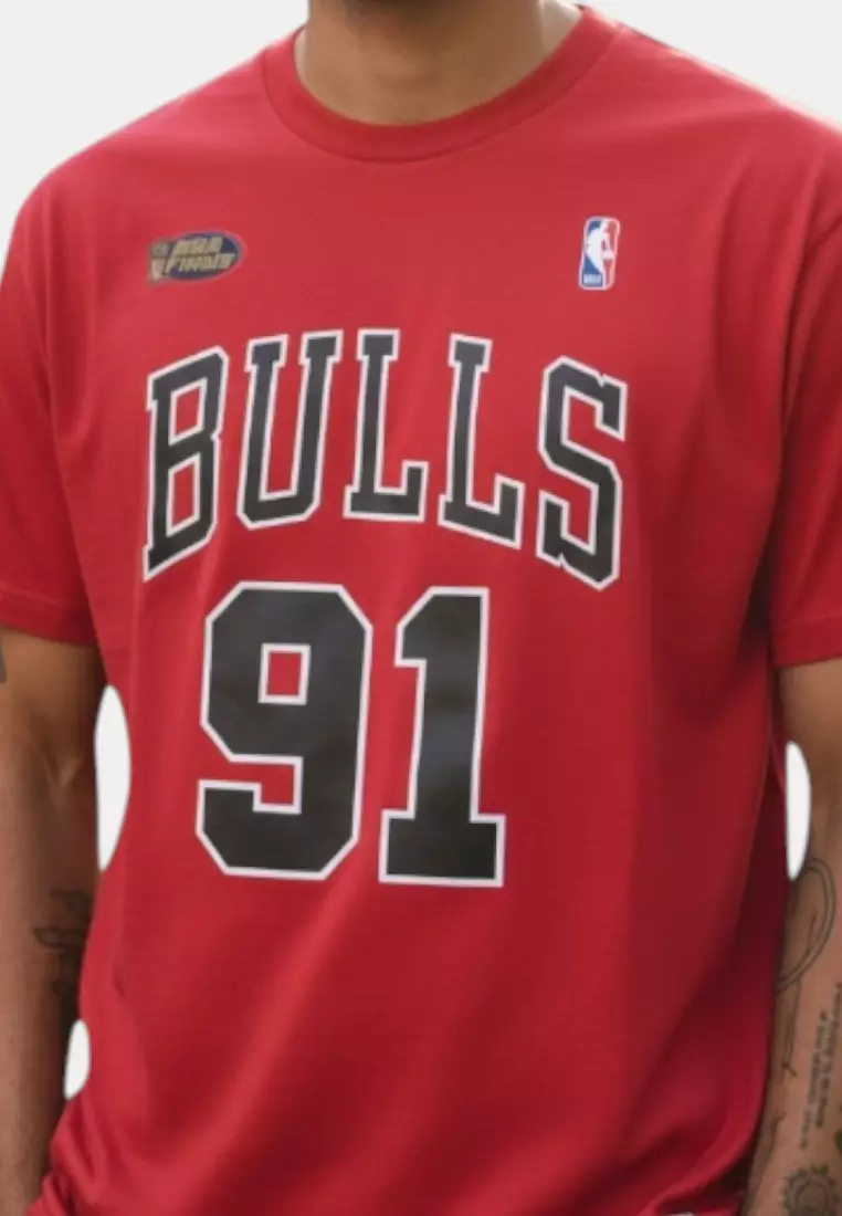 #91 Dennis Rodman Chicago Bulls - Player Name & Number Tee