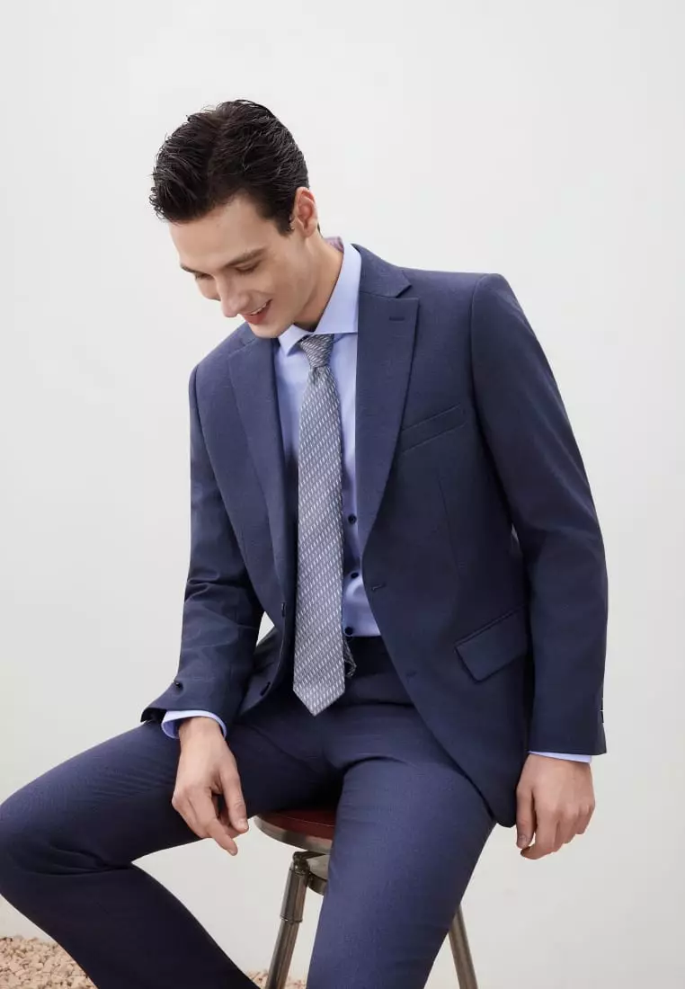 G2000 Teflon Stain-Resistant & Easy Care Smart Fit Twill Suit Blazer