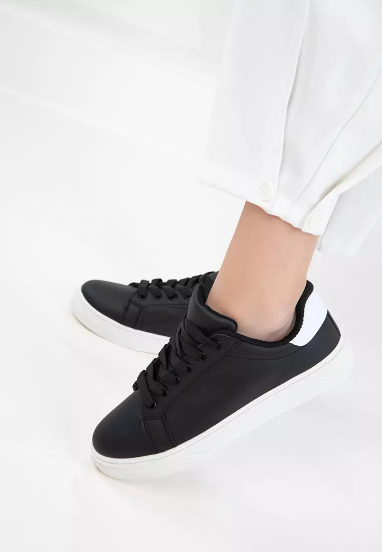 Black-White Women's Sneaker 14395
