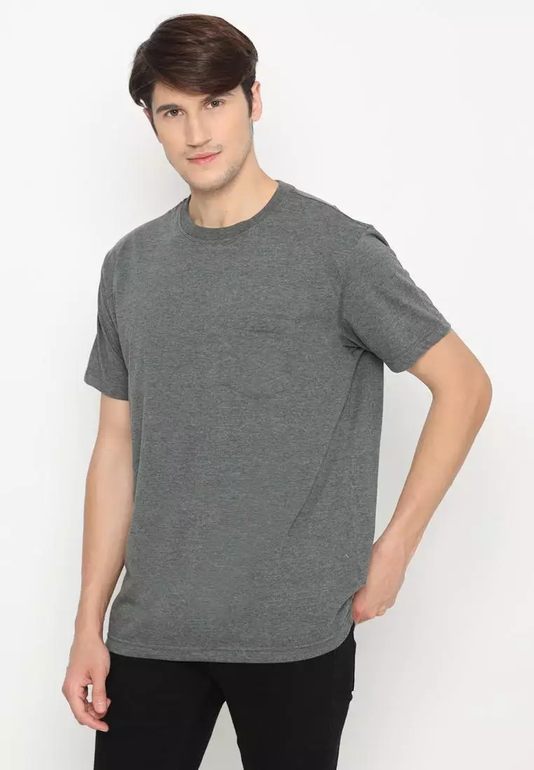 MATSUDA Kaos Polos Pocket T Shirt Cotton Chuo