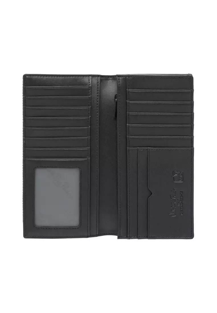 Valentino Rudy Italy Men's Fabric + Leather Long Wallet 0468000-520