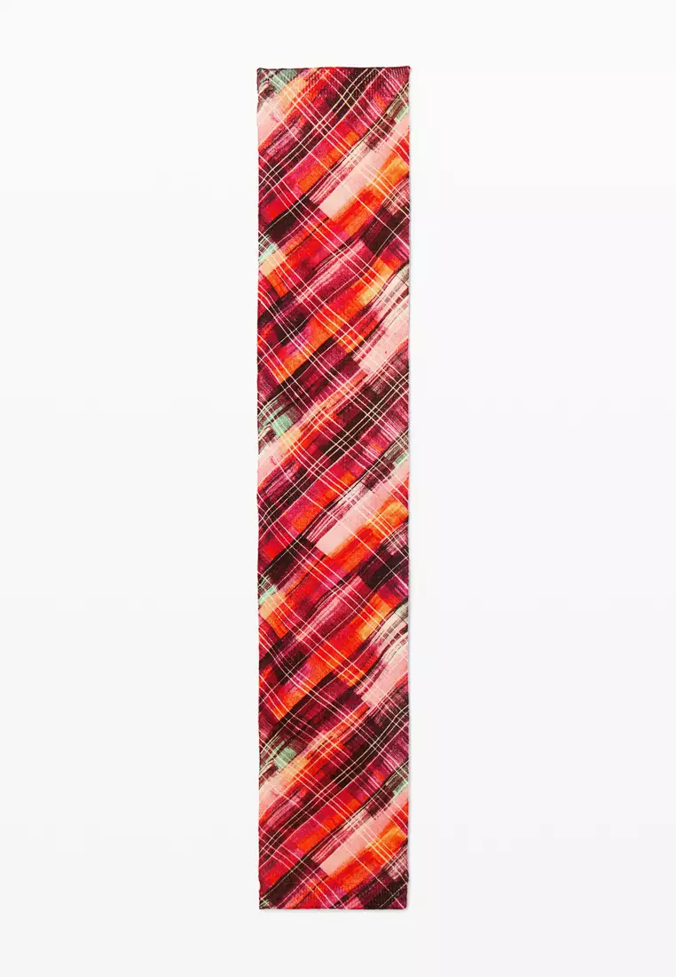 Desigual Women's accessories Multicolor fringe scarf.