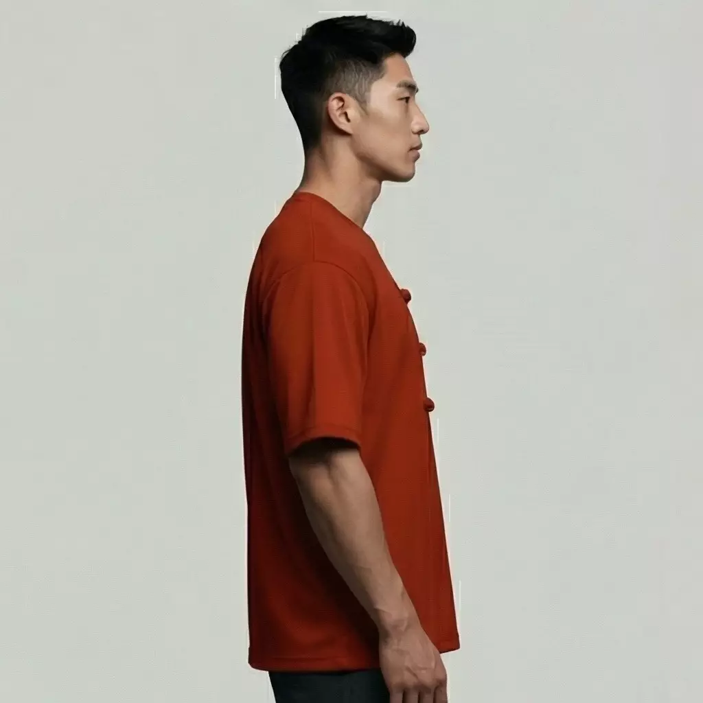 THIRDDAY Kaos Oversize Cheong Sam Imlek Sincia Hybrid Cotton 240gsm terracota MTY99