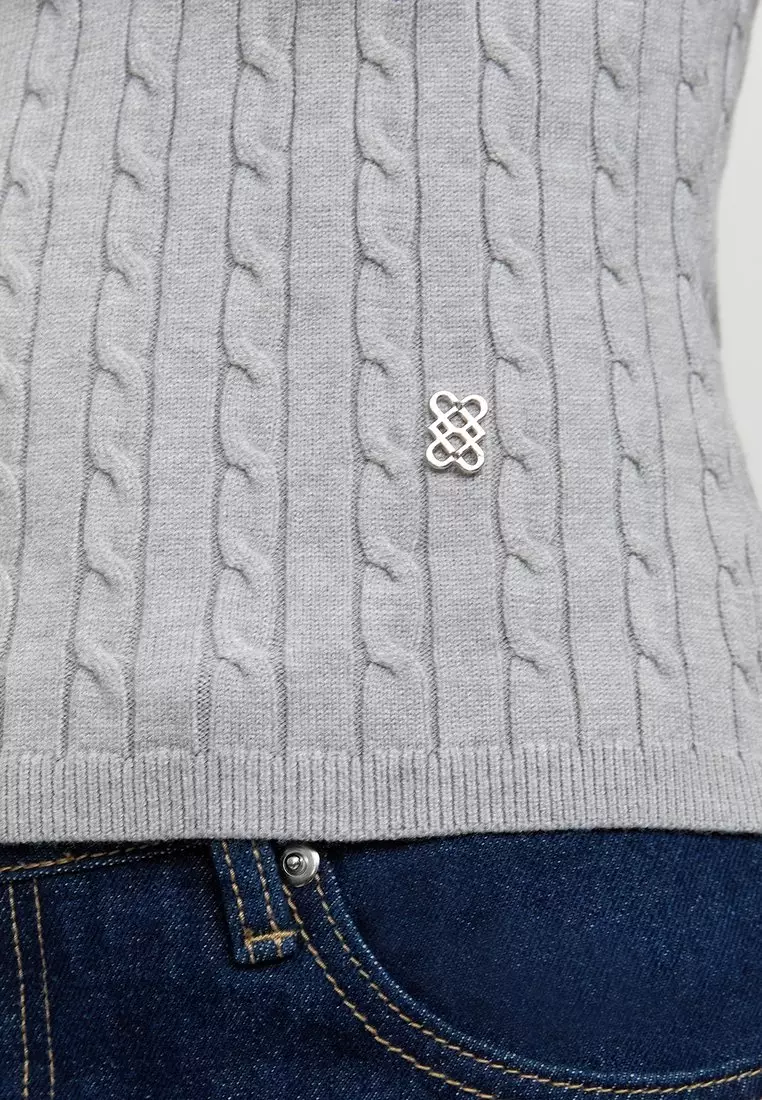 Asymmetric Top - Mid Grey