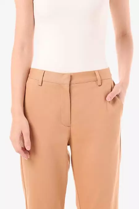 Minimal BB Sanova Pants Brown Warna Brown