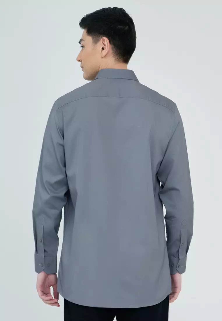 Regular Fit Textured Dress Shirt