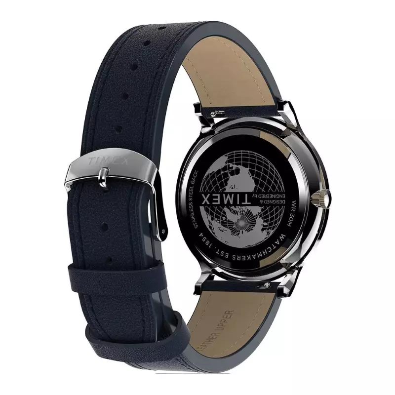 Jam Tangan Pria Timex Trend Gallery Silver Dial TW2W43800V5 Original