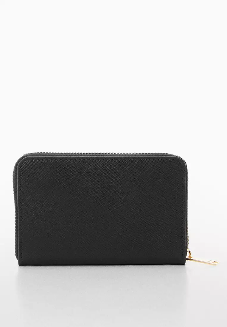 Mango Saffiano Effect Wallet ZALORA