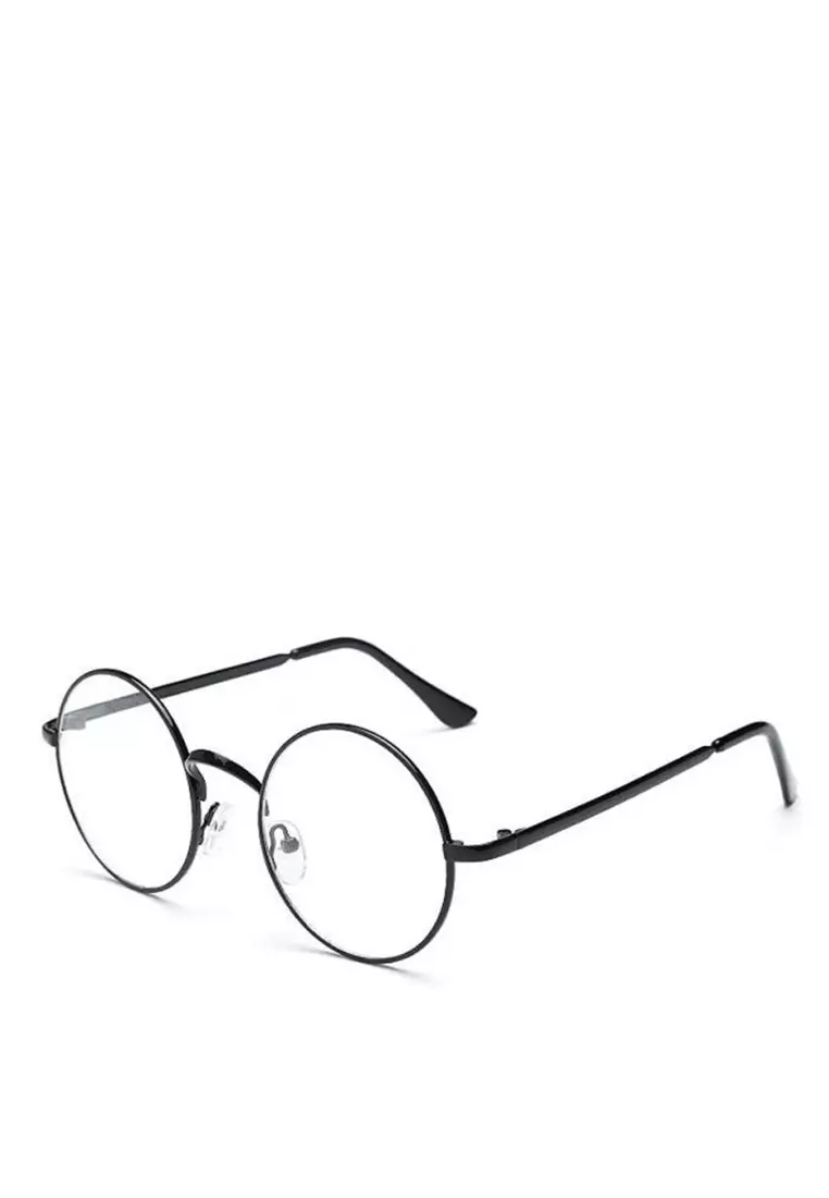 Kacamata Retro Bulat Fashion Wanita Frame Material Alloy ORIGINAL