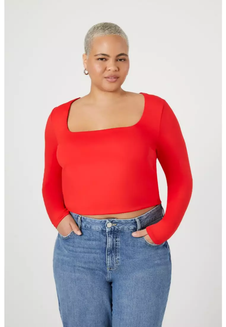 Forever 21 sales plus size tops