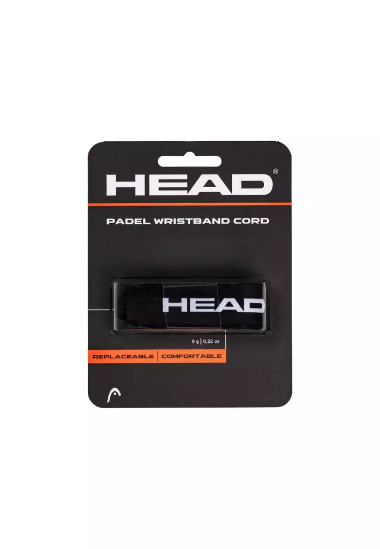 Jual Head HEAD Padel Wrist Cord Comfort Bk 288076 - Wrist Strap Raket ...