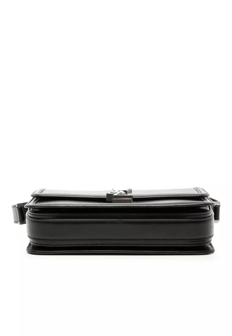 Pre-Loved Saint Laurent Medium Calfskin Solferino Satchel In Box