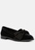 London Rag black Black Velvet Loafers with Bow SH1775 C9B87SH46F7AEFGS_2