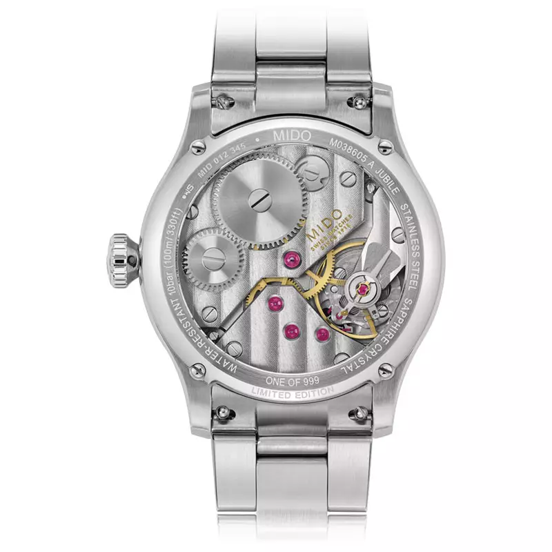 Jam Tangan Pria MIDO Multifort M038.605.11.060.00 Mechanical Anthracite Dial St Steel + Extra Strap Limited Edition