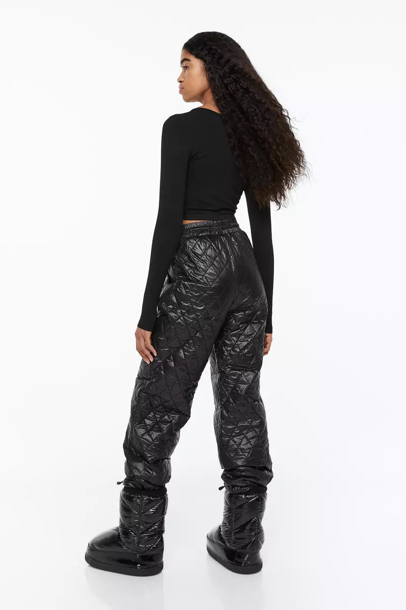Quilted trousers