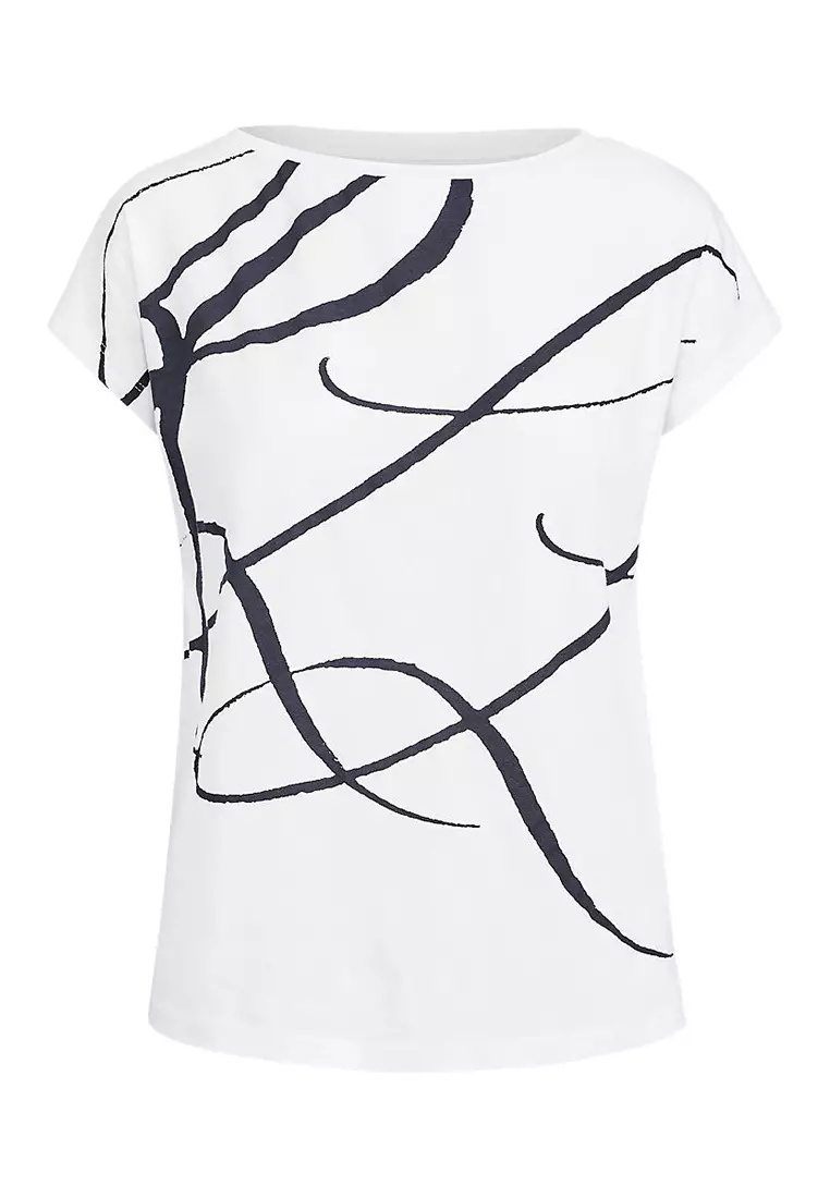 Lauren Ralph Lauren Logo-Print Cotton-Blend Top