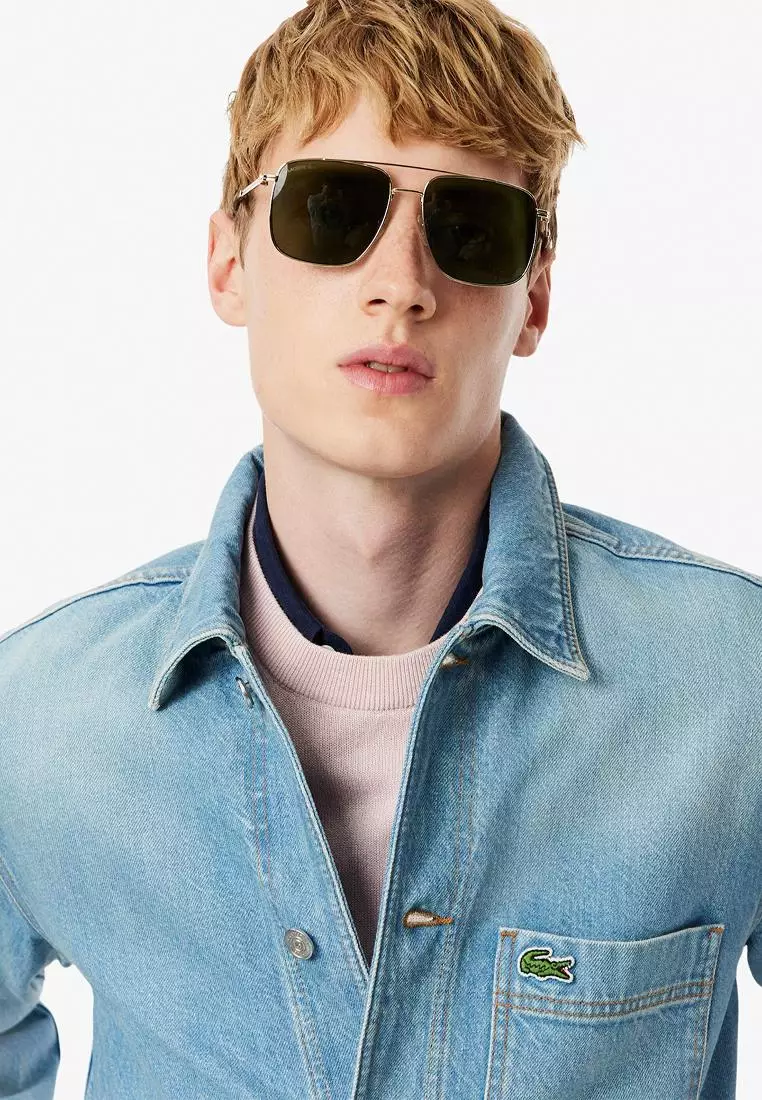 Oversized Cotton Denim Overshirt Jacket