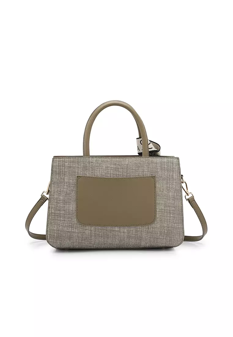 Women's Top Handle Bag / Sling Bag / Crossbody Bag - Fatigue