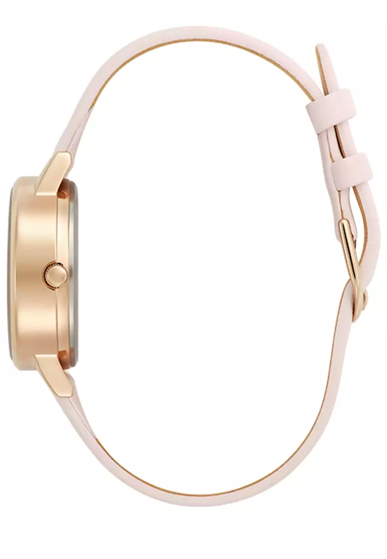 Olivia Burton 3D Flower Tonal Dial Primrose RG Leather Strap 30mm - 24000221