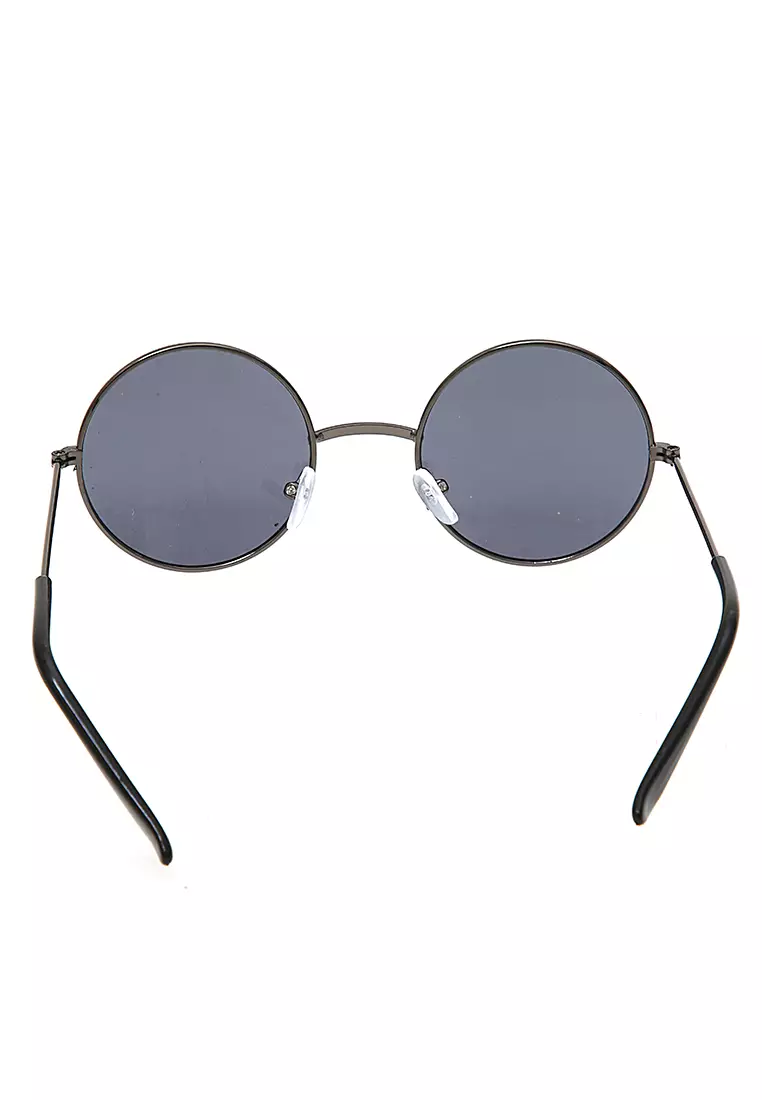 Ulrico Kacamata Anak Pria UV Protection Sunglasses Kids Round Design Frame Material Alloy ORIGINAL - Black