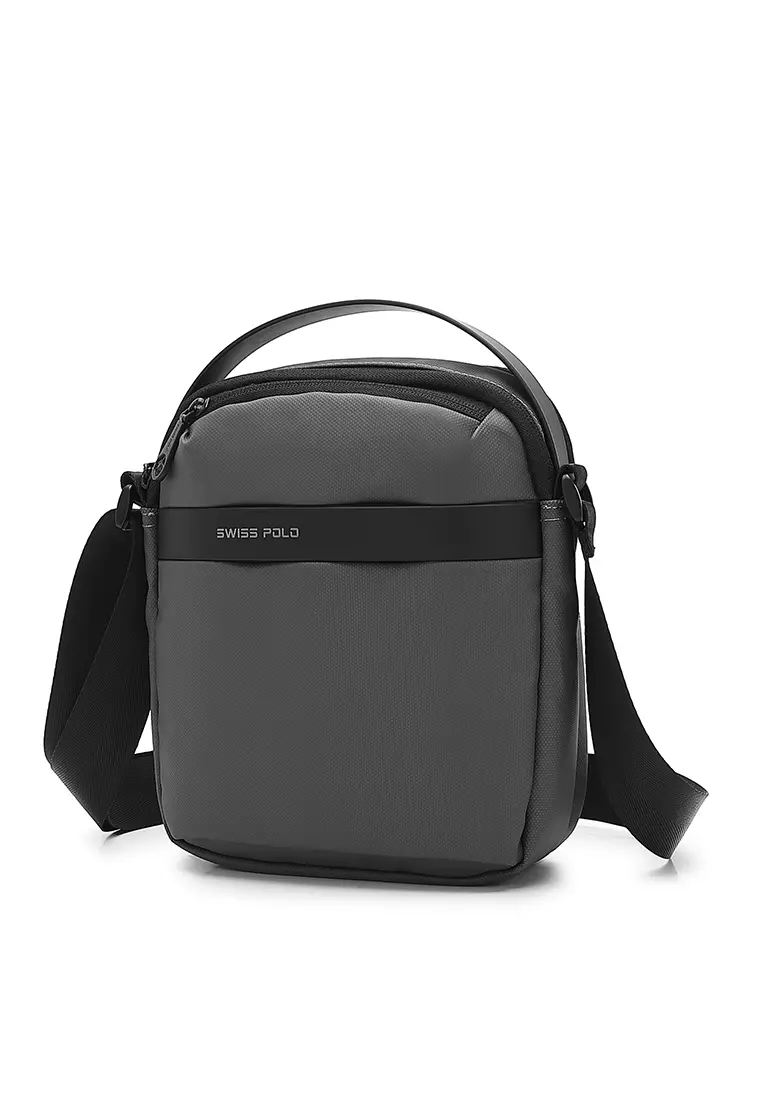 Men's Sling Bag / Crossbody Bag (Tas Selempang Pria) - Abu-Abu