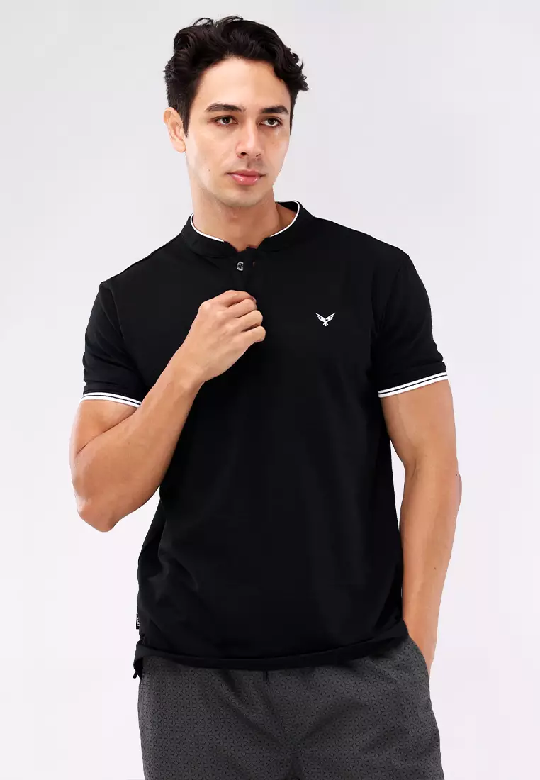 Henley Short Sleeves Comfort Fit