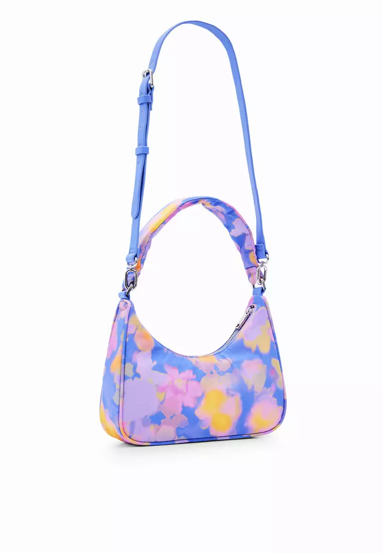 Desigual Woman S floral shoulder bag .