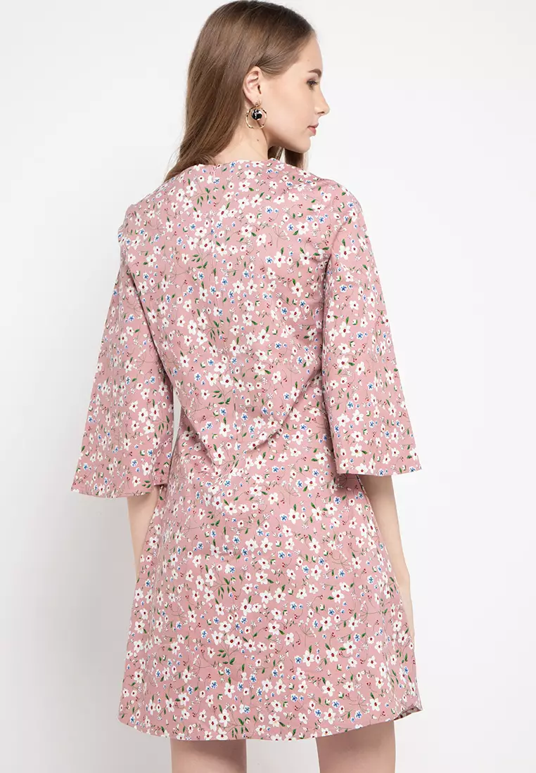Ella Dress In Pink Print