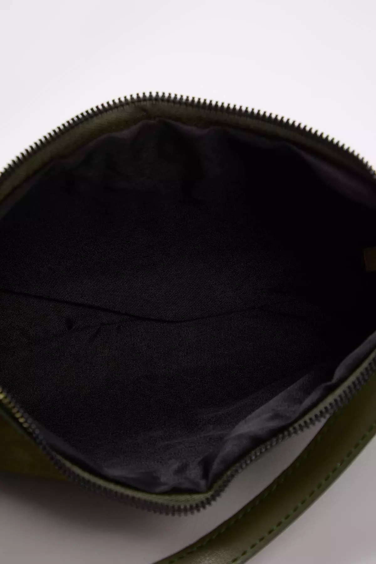 Khaki Suede Adjustable Strap Detailed Oval Women'S Mini Size Shoulder Bag Takaw26Oc00003