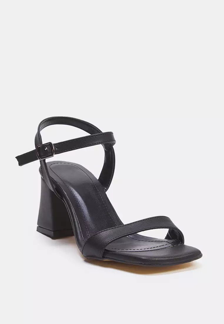 Square Toe Block Sandals