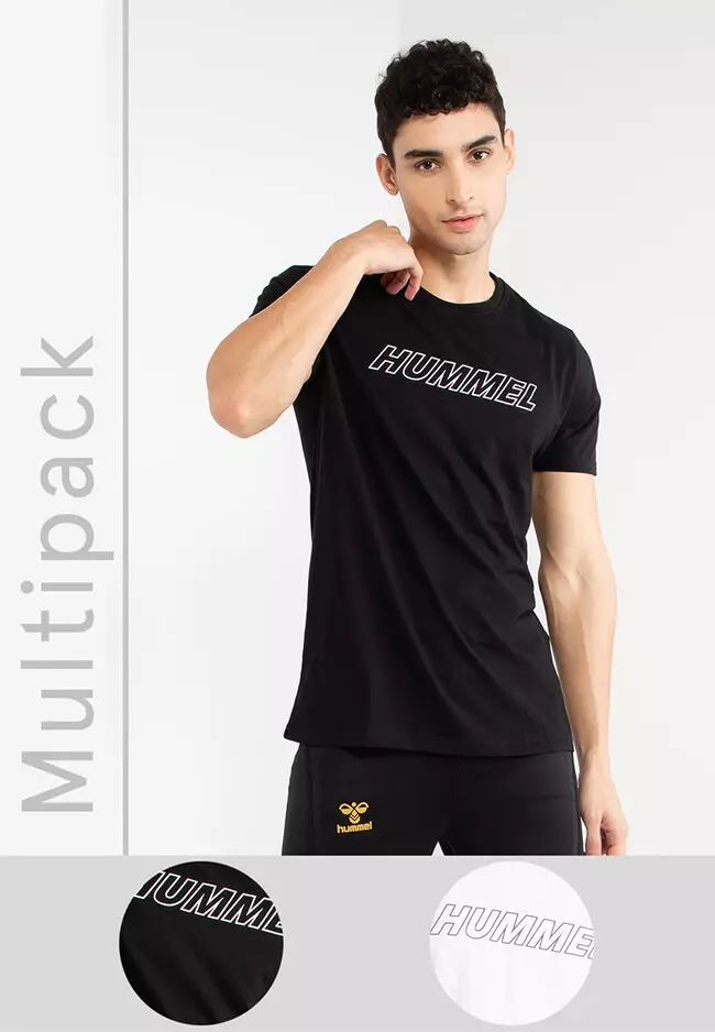 線上選購Hummel 2-Packs TE Callum Cotton T-Shirts | ZALORA 台灣