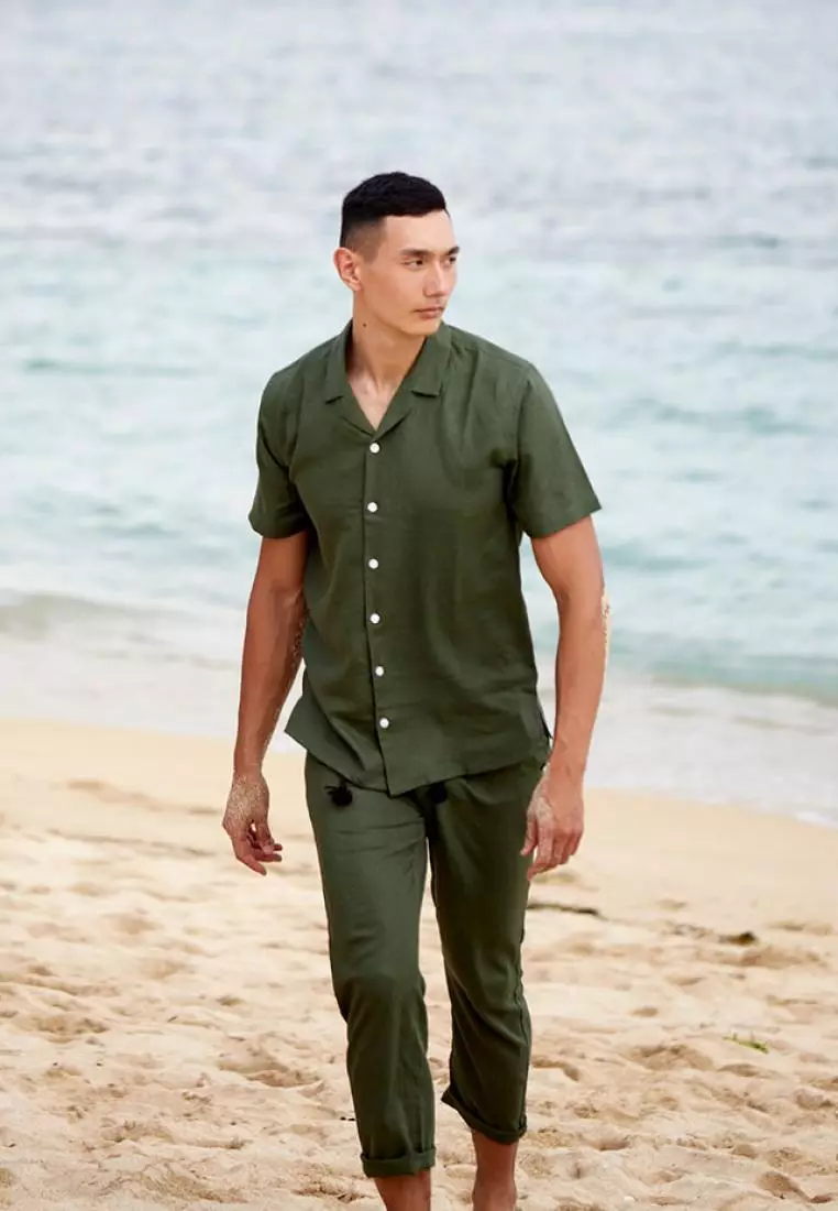 Seaweed Celana Panjang Linen Pria | Linen Long Pants Men