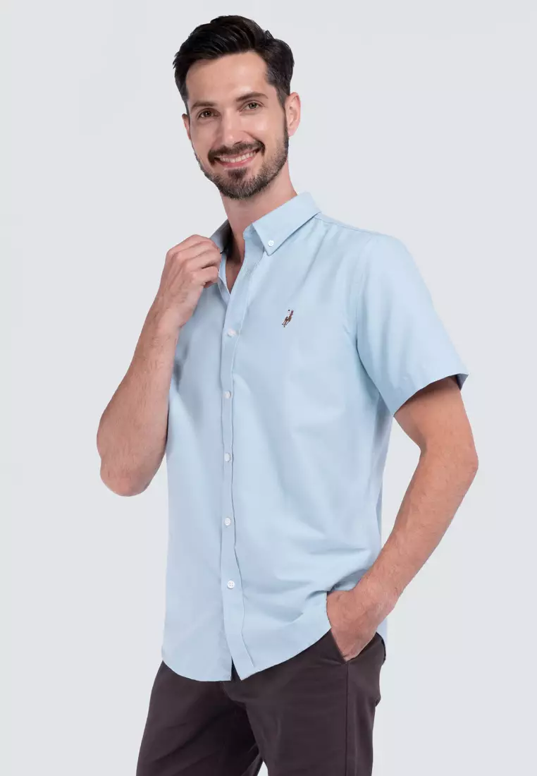 Polo Haus - Men’Cotton Plain Regular Fit Short Sleeve