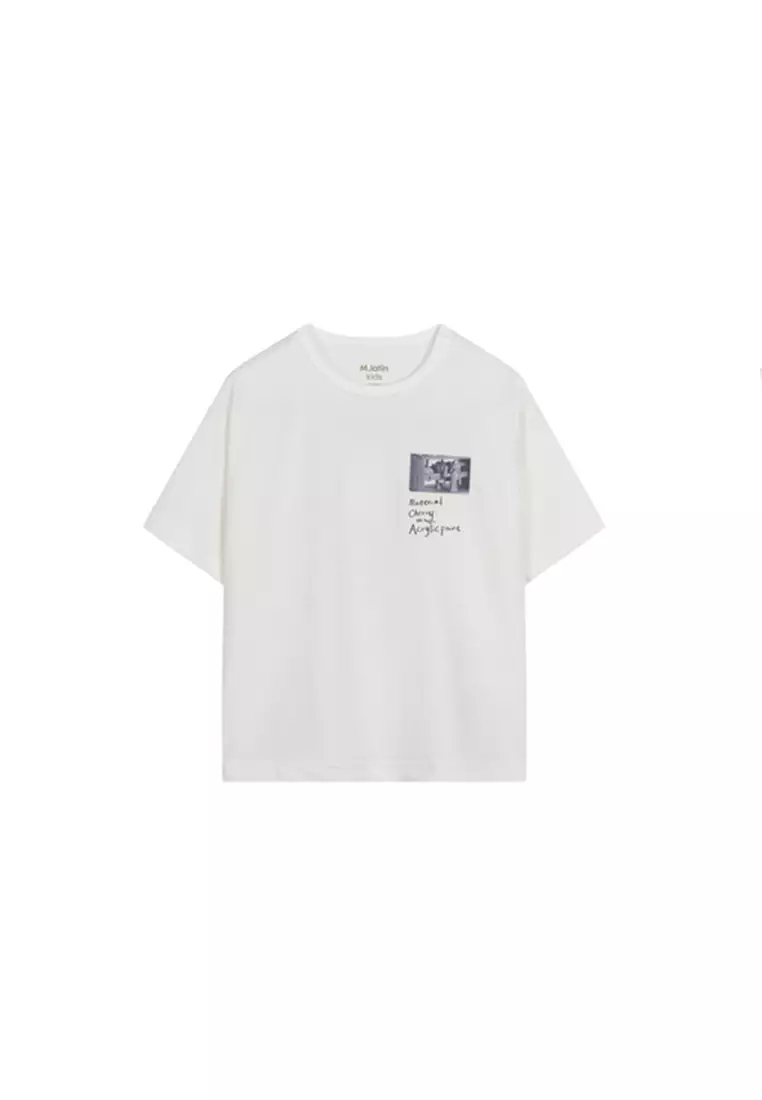 男女大童短袖T恤主题印花冰爽凉感T恤