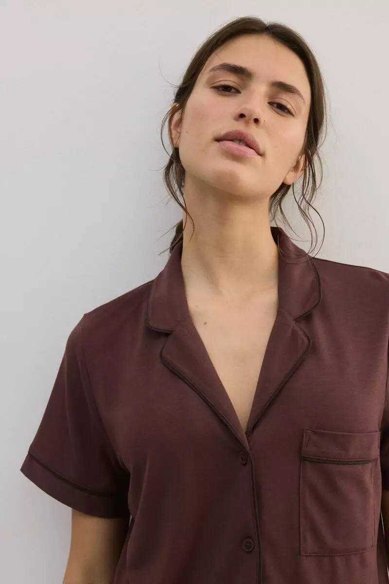 Viscose-blend pyjamas