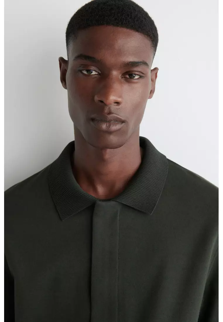 JERSEY HARRINGTON JACKET