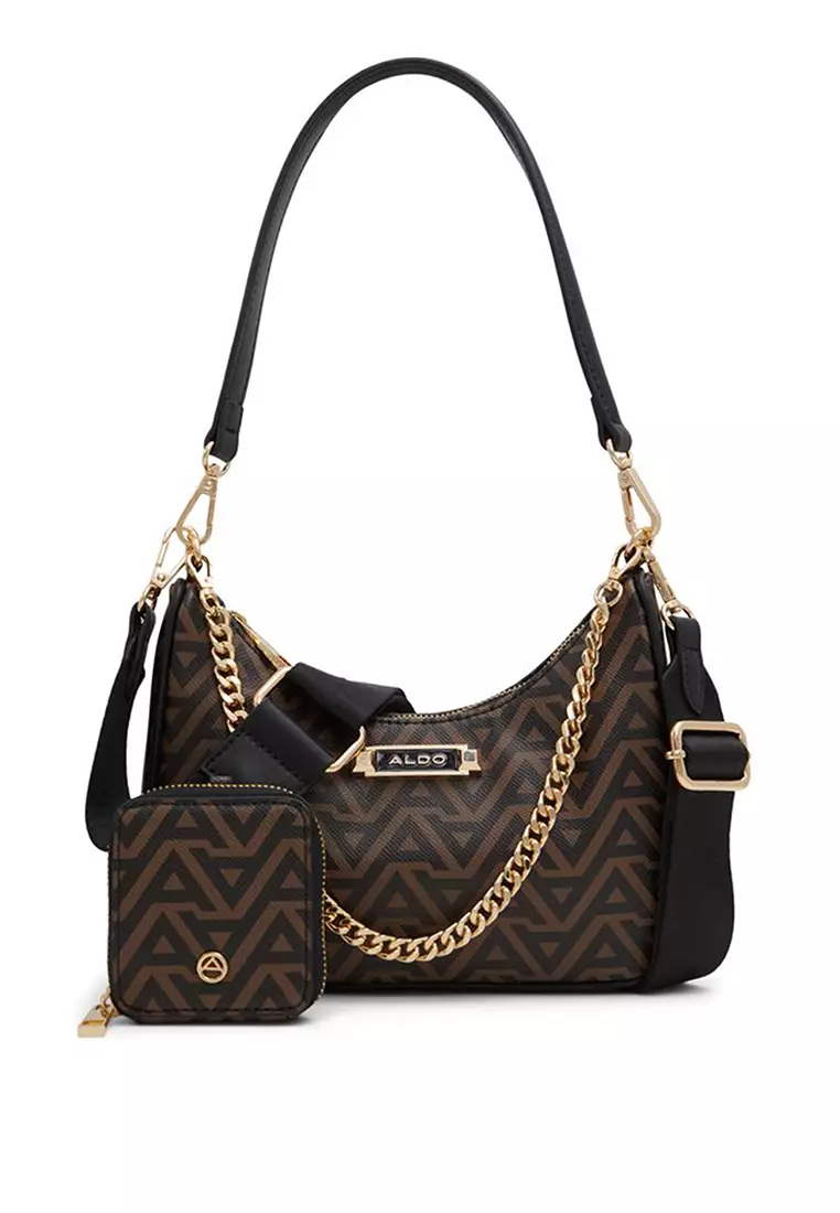Aldo black shoulder bag shop