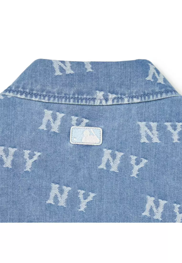 CLASSIC MONOGRAM JACQUARD DENIM SHIRTS NEW YORK YANKEES