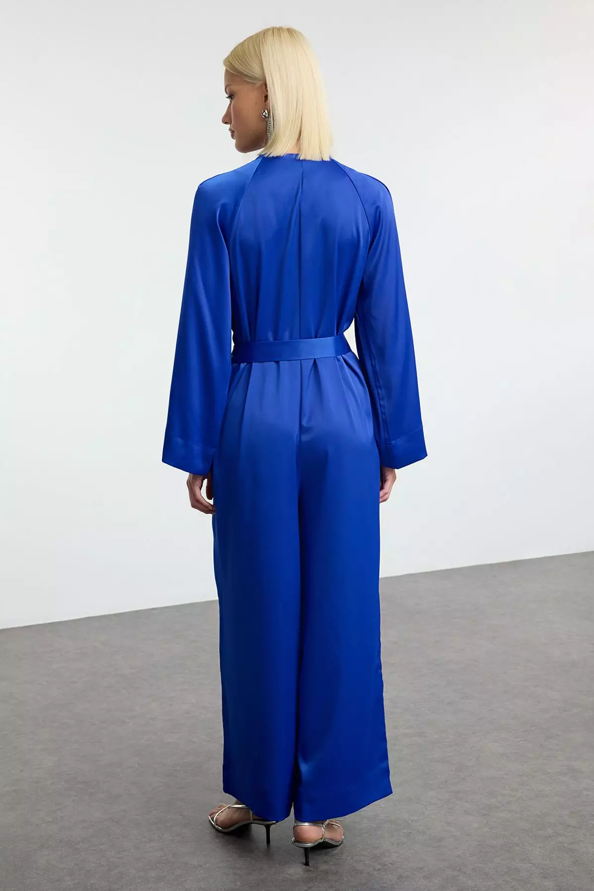 Modest Viscose Cape Evening Jumpsuit