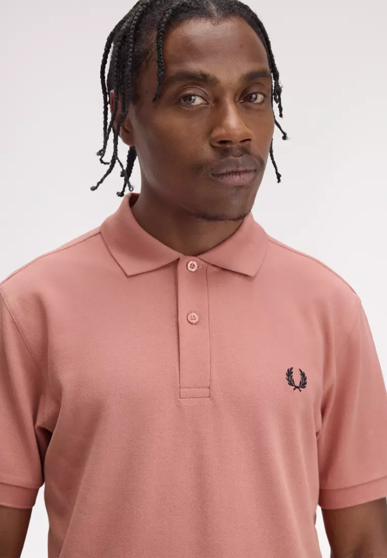 Fred Perry M6000 The Fred Perry Shirt (Putty Pink / Navy)