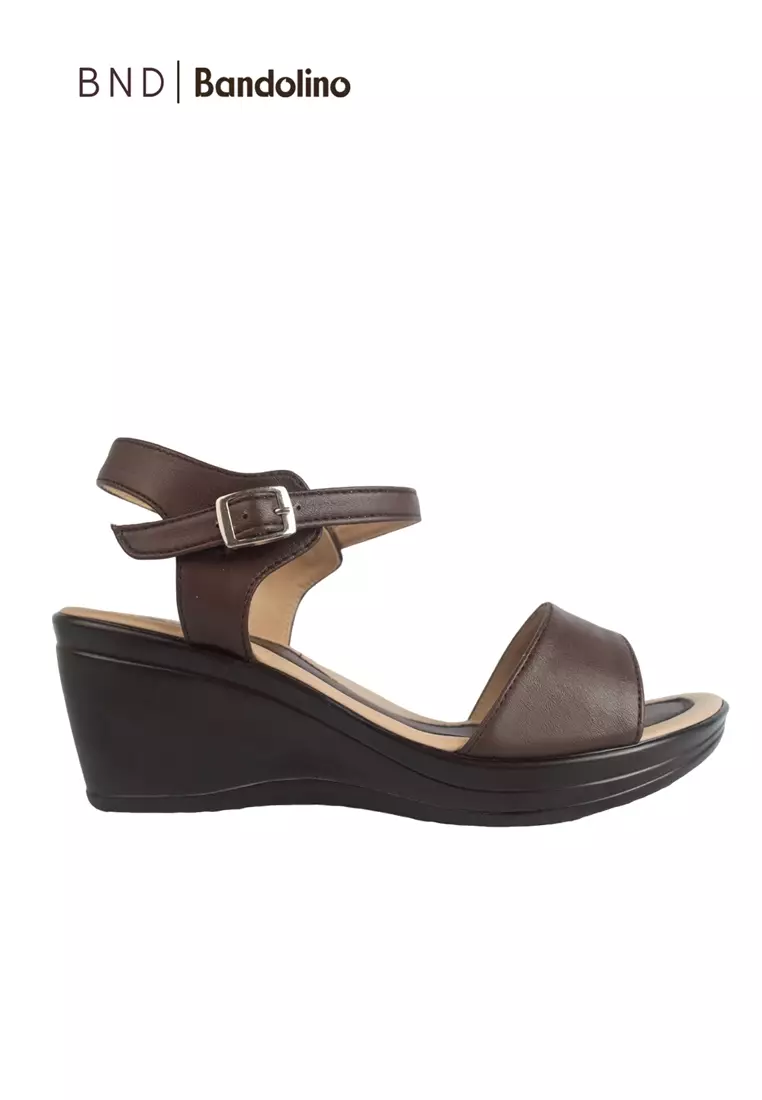 Discount on Bandolino  shoes - SKU: Bnd - Bandolino Stella Wedges 52510 Brown